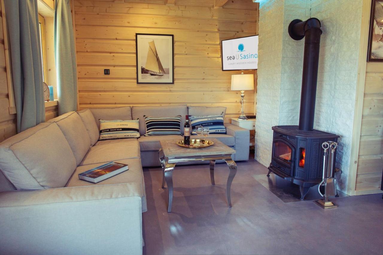Seausasino - Luksusowe Drewniane Z Kominkami Holiday home Sasino